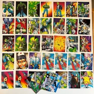 Vintage 1992 Savage Dragon Card Lot (49)